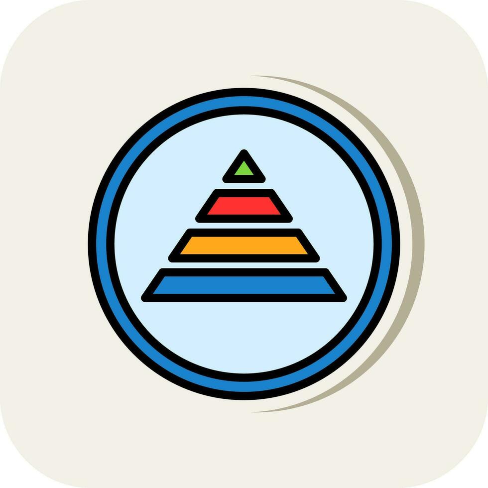 Pyramide Vektor Symbol Design