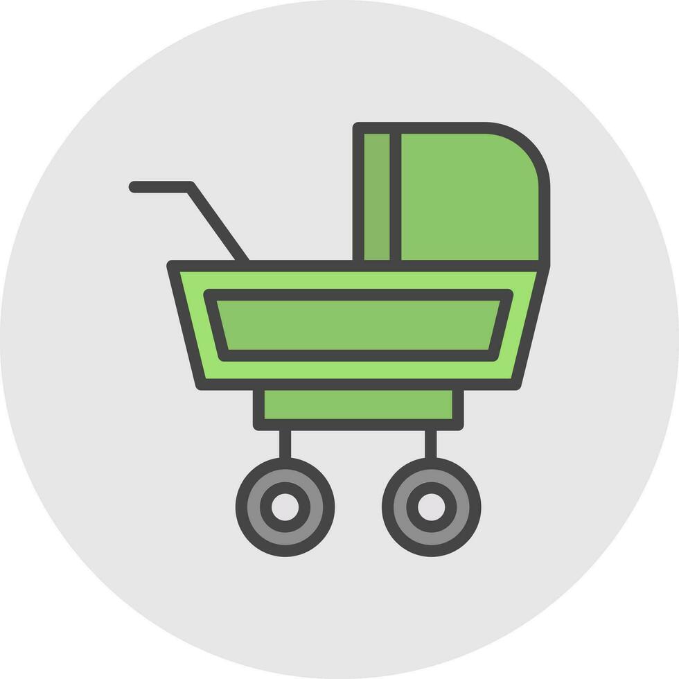 Baby Buggy Vektor Symbol Design