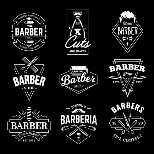 Barber Shop Vector Retro Emblem