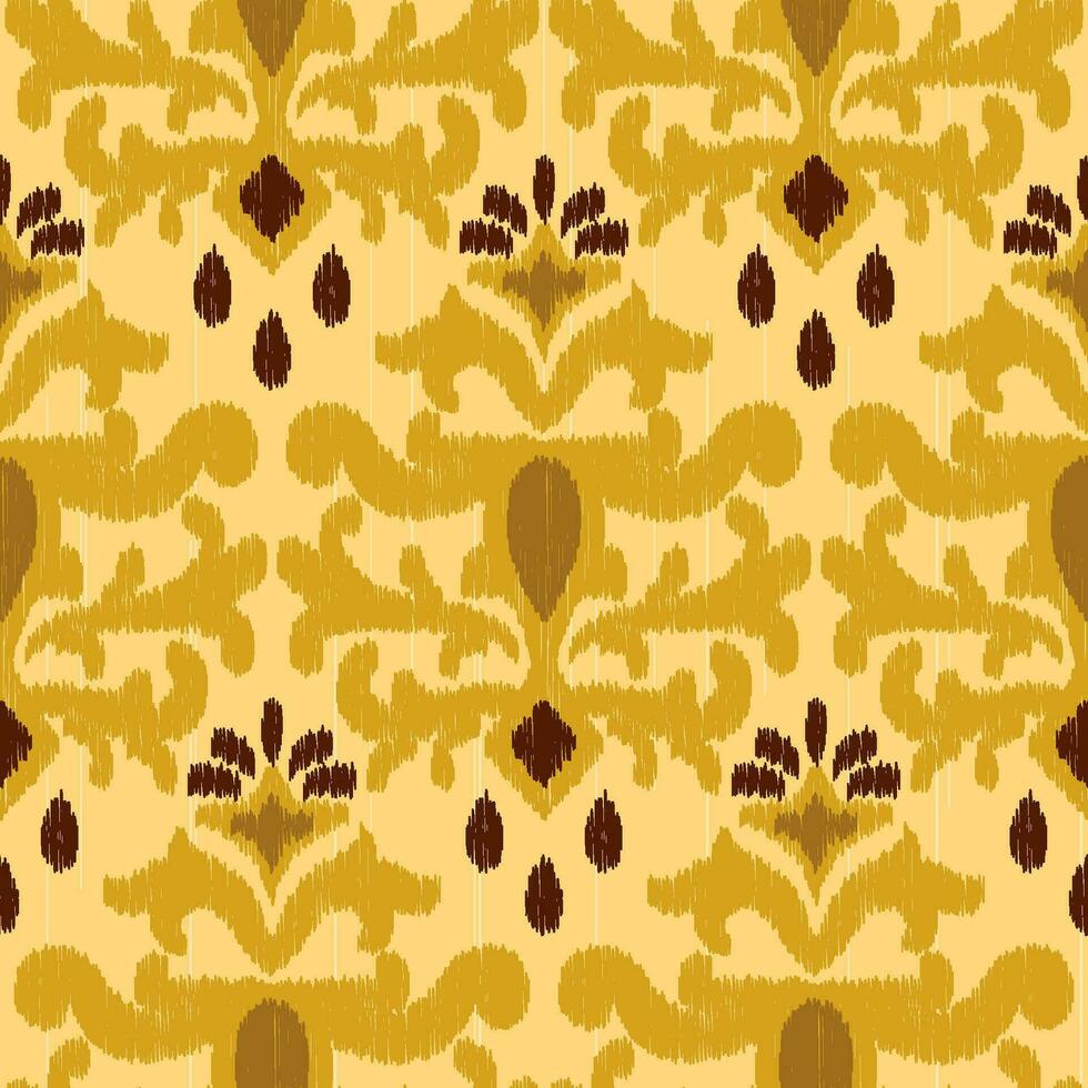 nahtlos Ikat Muster. Design zum Teppich, Hintergrund, Kleidung, Verpackung, Stoff, Abdeckung, Textil- vektor