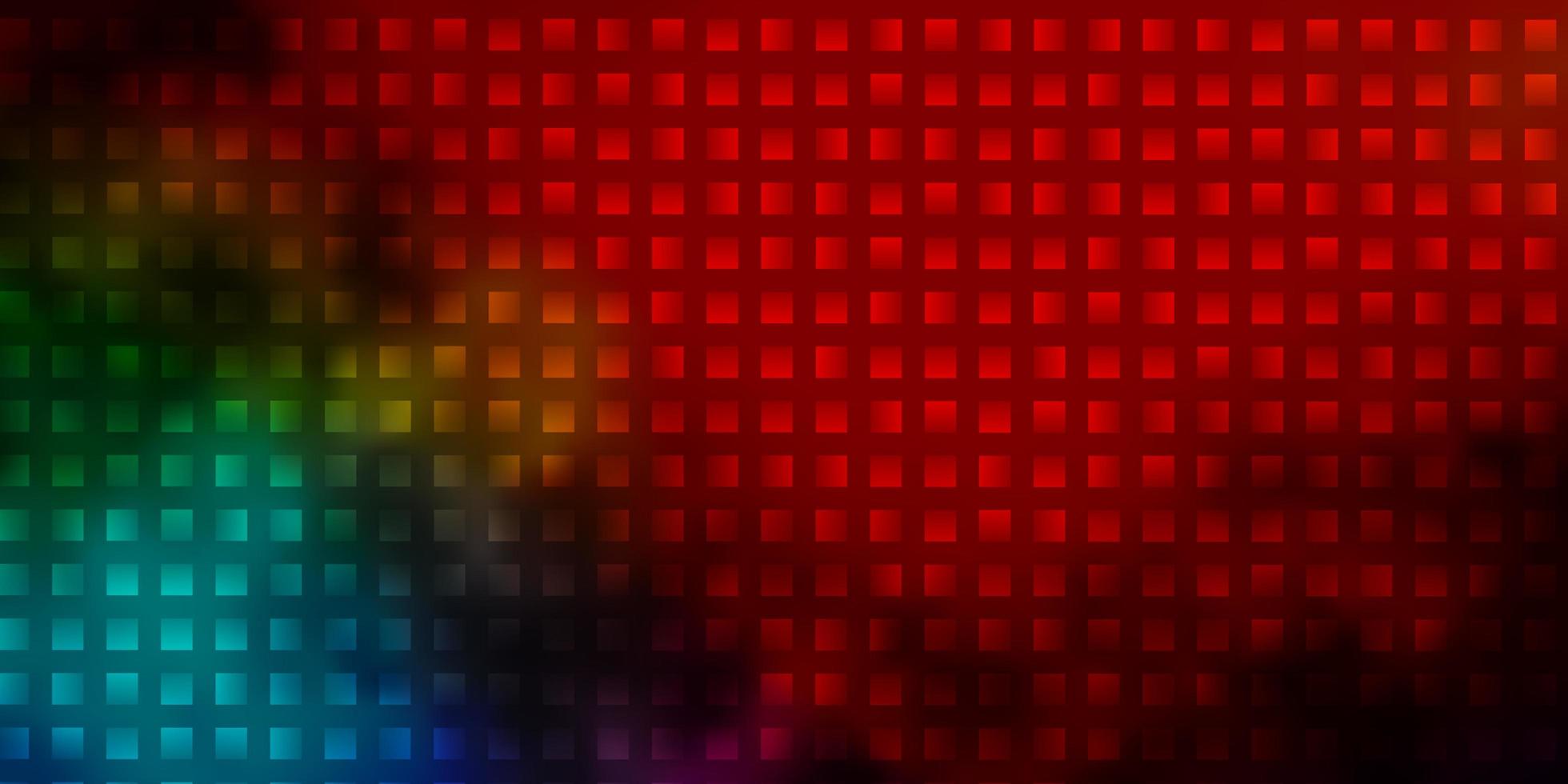 mörk flerfärgad vektorbakgrund med rektanglar. vektor