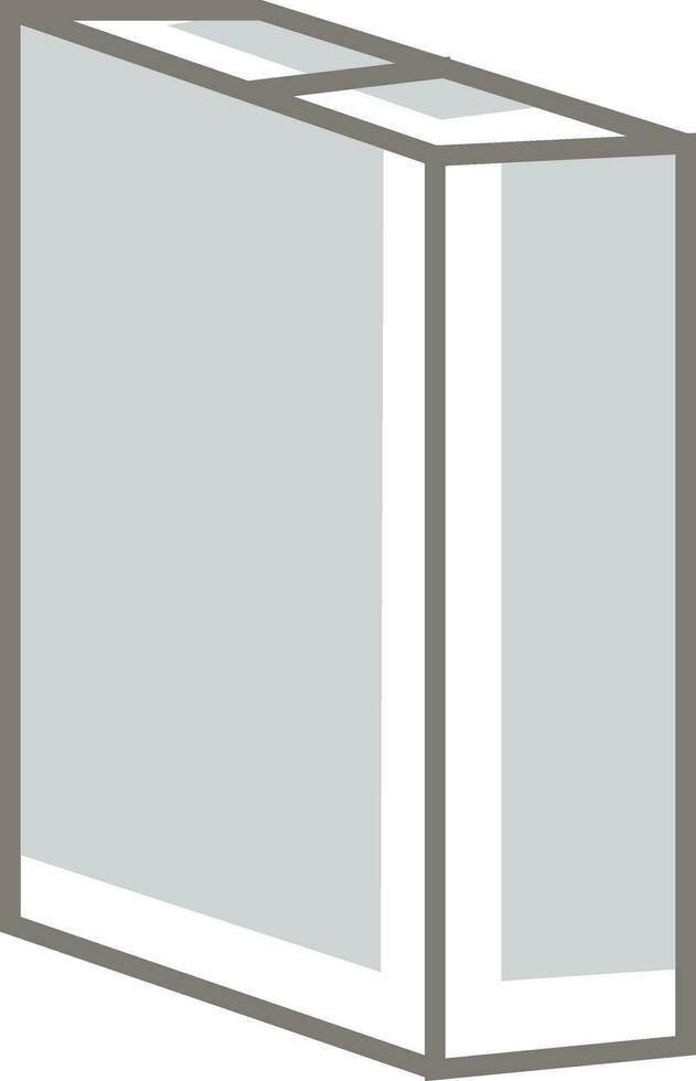 platt stil illustration av en behållare. vektor