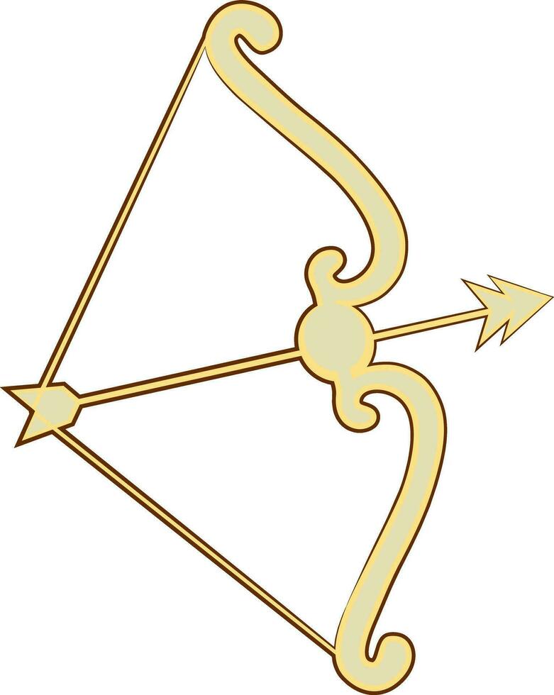 Illustration von sagittar im Tierkreis Zeichen. vektor