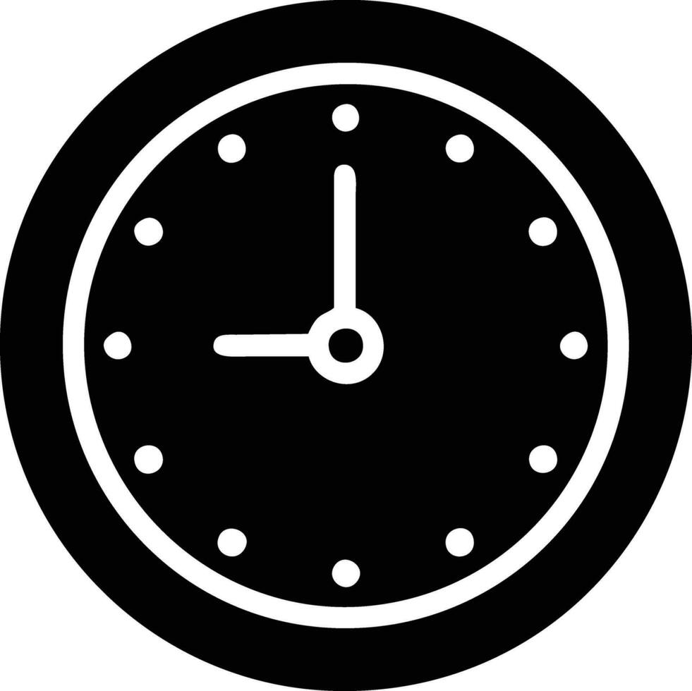 Uhr Symbol Symbol Design Bild. Illustration von das Alarm Uhr Zeit isoliert Vektor Bild. eps 10