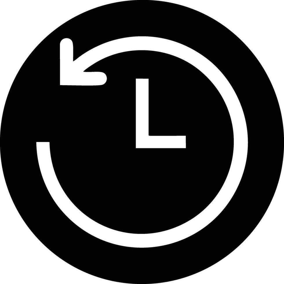 Uhr Symbol Symbol Design Bild. Illustration von das Alarm Uhr Zeit isoliert Vektor Bild. eps 10