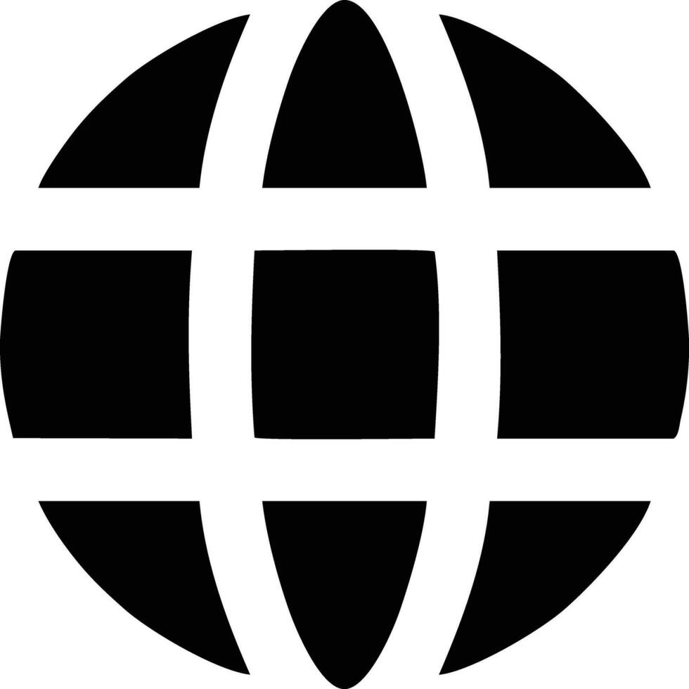 Globus Planet Erde Symbol Symbol Vektor Bild