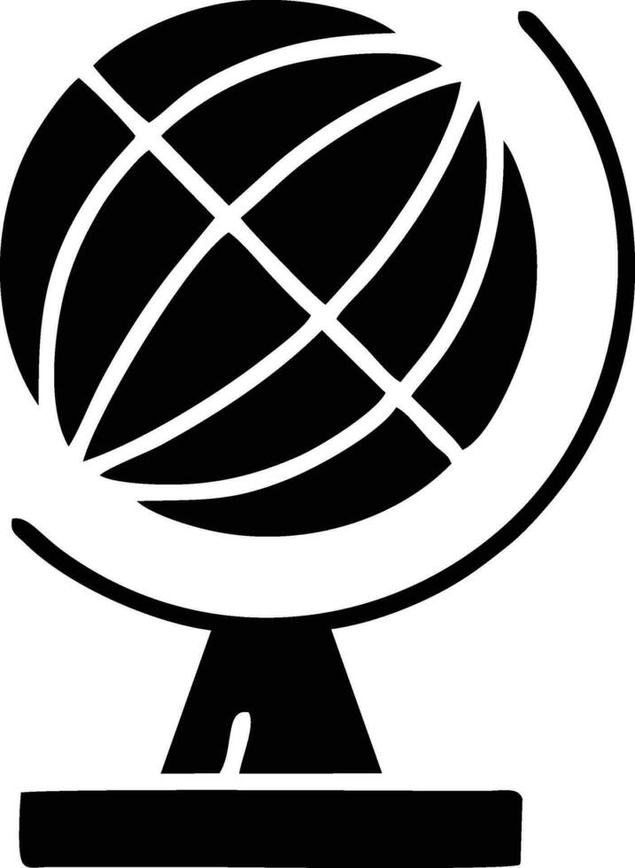 Globus Planet Erde Symbol Symbol Bild Vektor