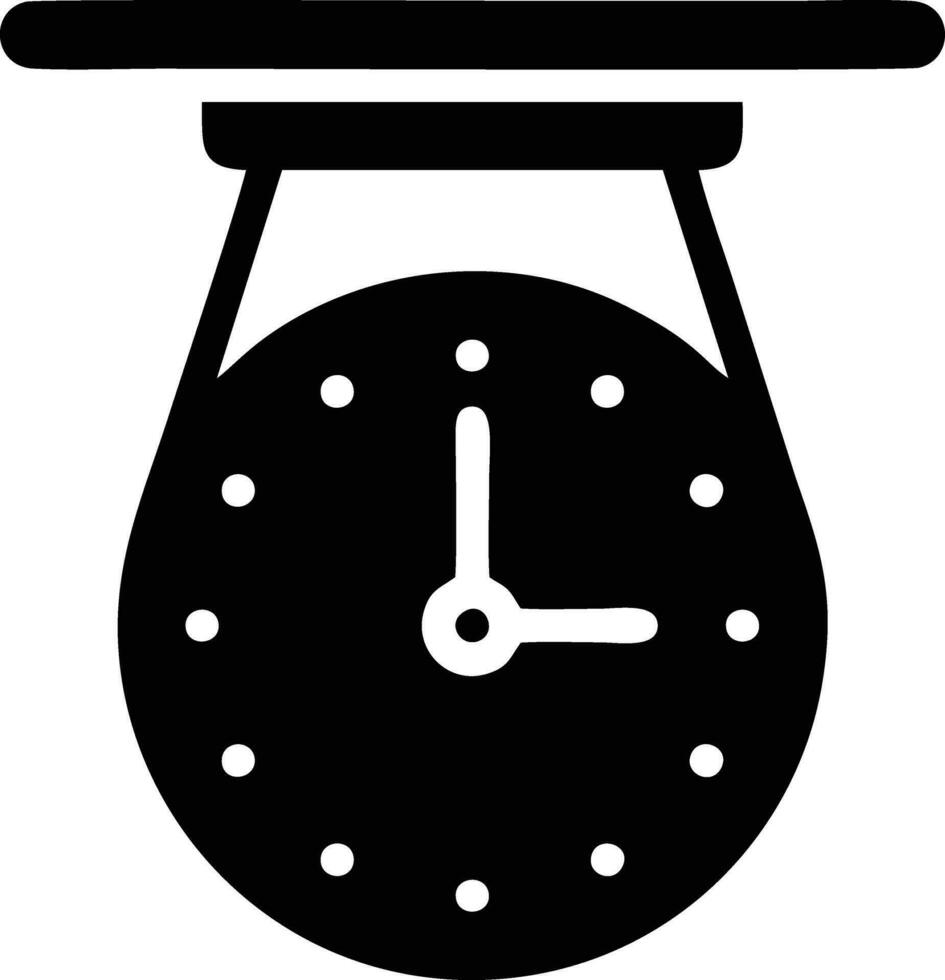 Uhr Symbol Symbol Design Bild. Illustration von das Alarm Uhr Zeit isoliert Vektor Bild. eps 10