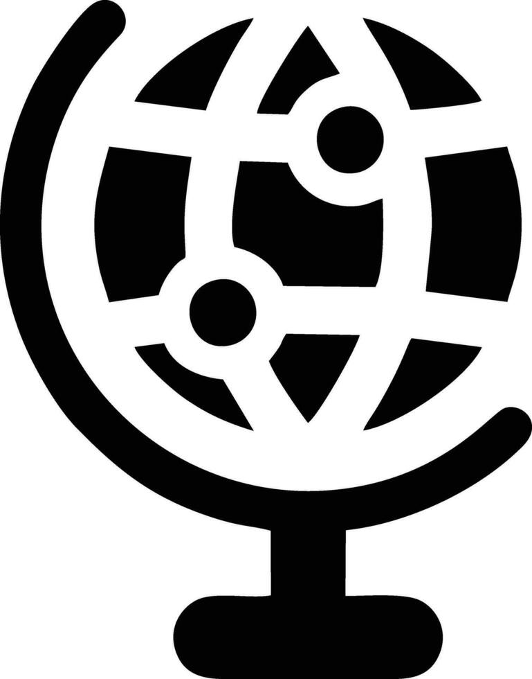 Globus Planet Erde Symbol Symbol Bild Vektor