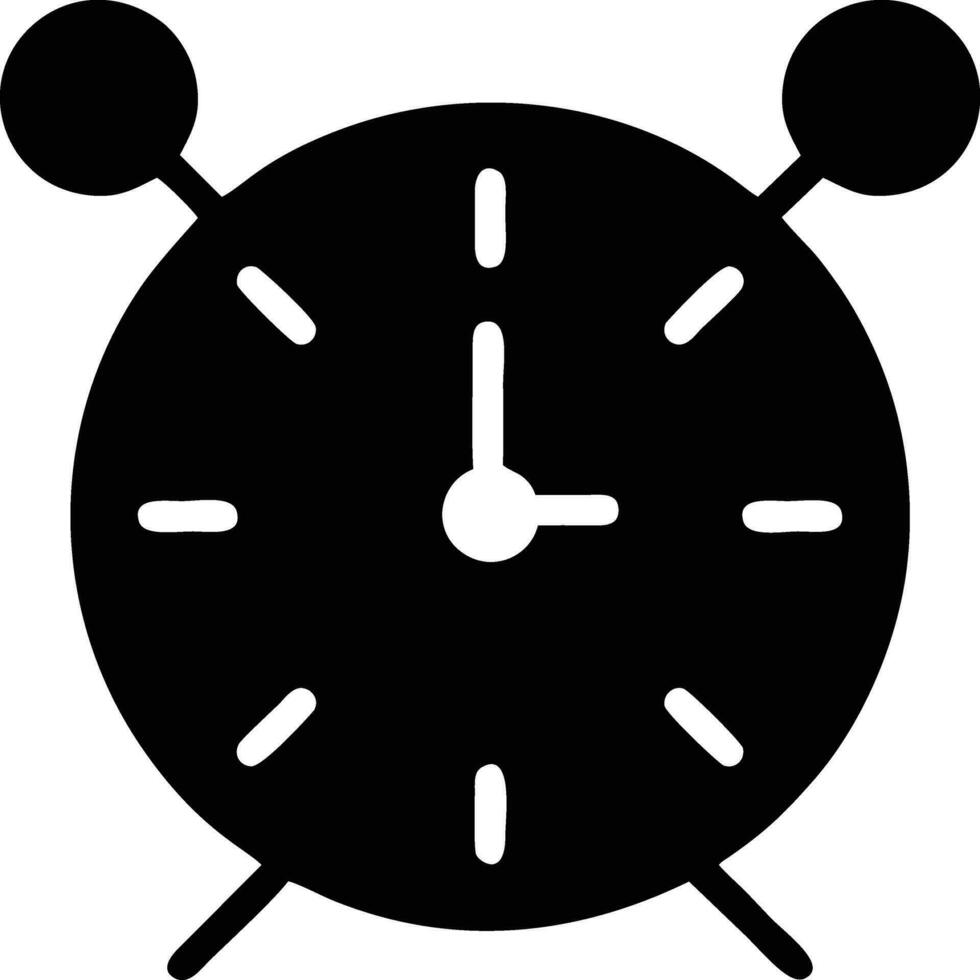 Uhr Symbol Symbol Design Bild. Illustration von das Alarm Uhr Zeit isoliert Vektor Bild. eps 10