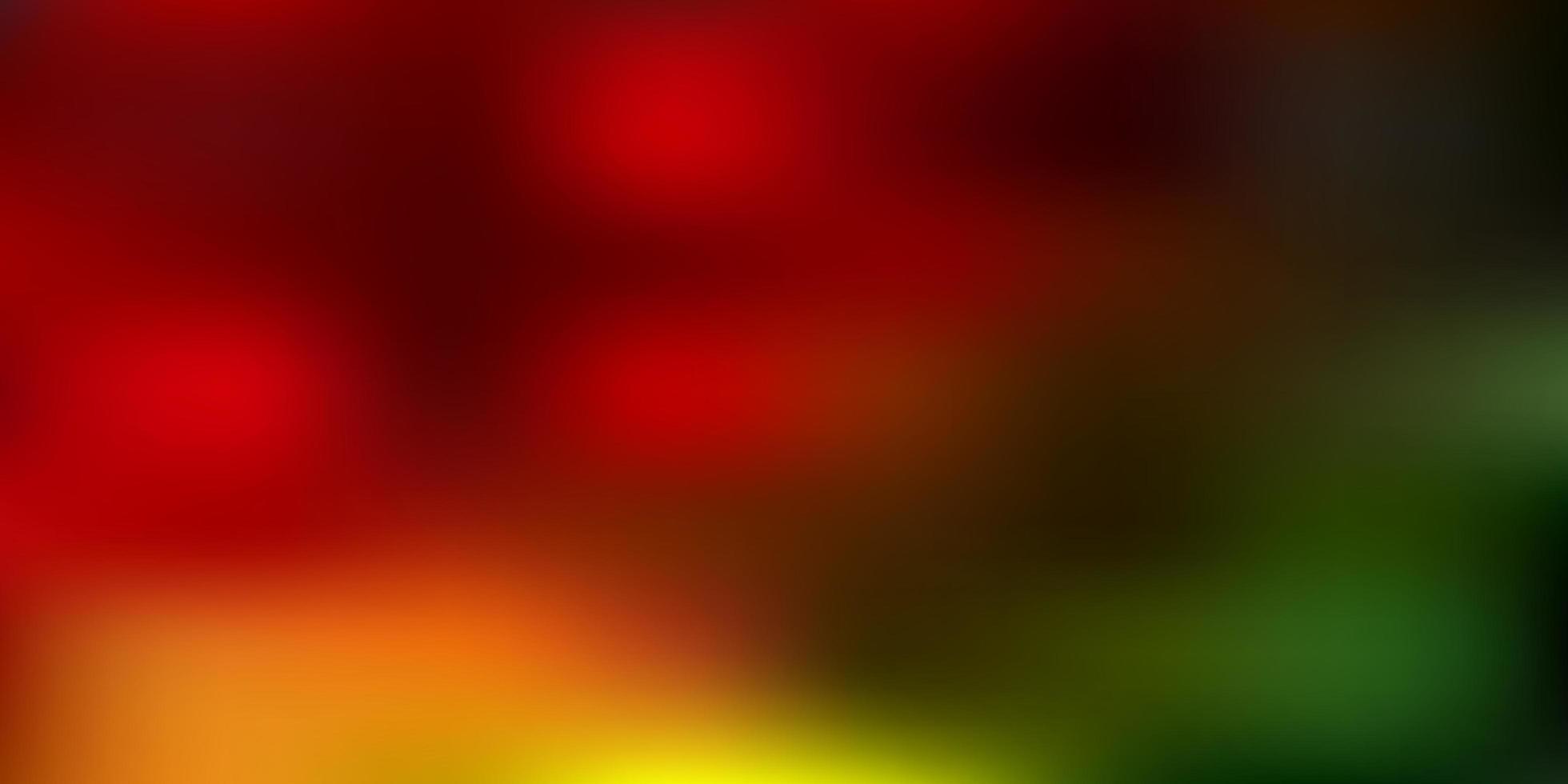 ljusgrön, röd vektor abstrakt oskärpa bakgrund.