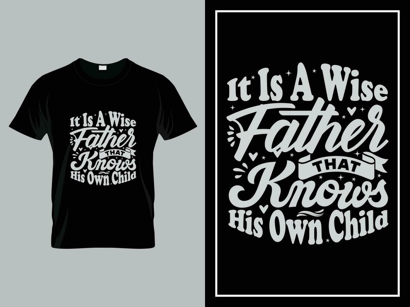 Papa Typografie t Hemd Design, Vaters Tag T-Shirt Design Vektor