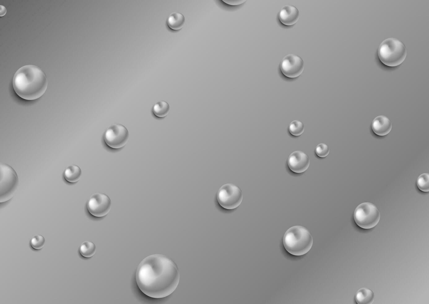 grau metallisch abstrakt geometrisch Hintergrund mit glänzend Kreise vektor