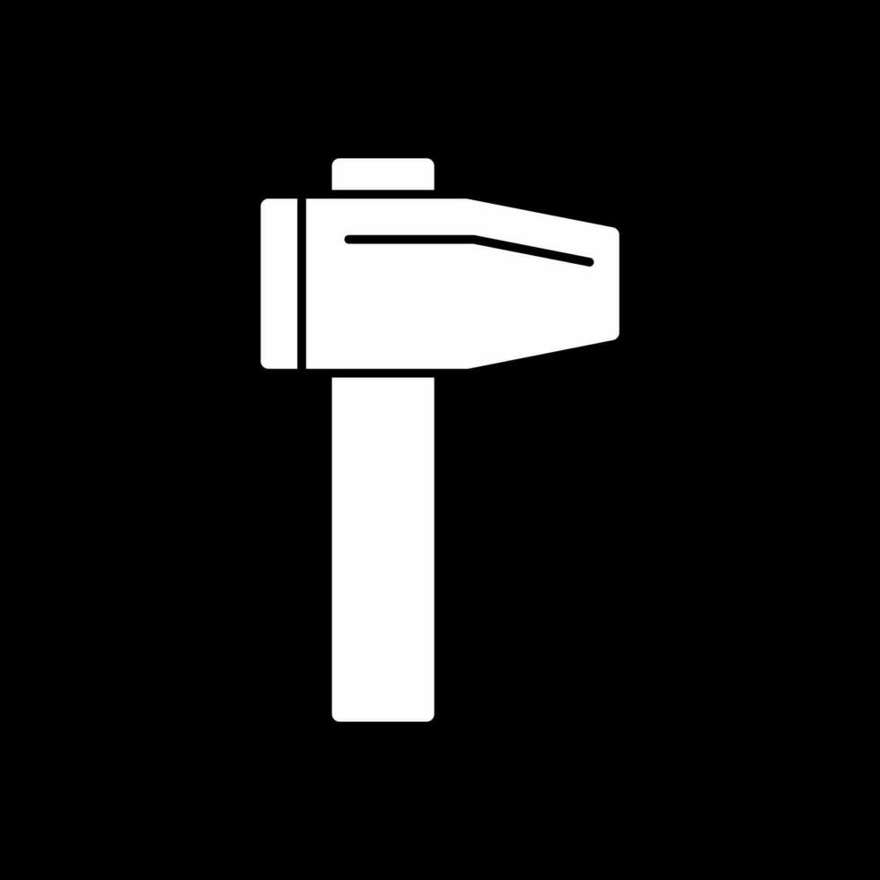 Hammer-Vektor-Icon-Design vektor