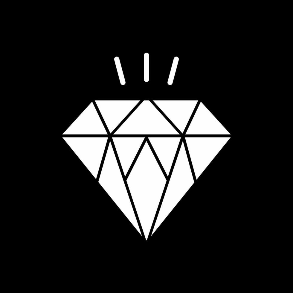 Diamant-Vektor-Icon-Design vektor