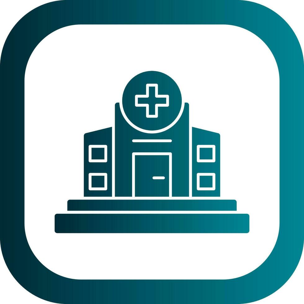 Krankenhaus-Vektor-Icon-Design vektor