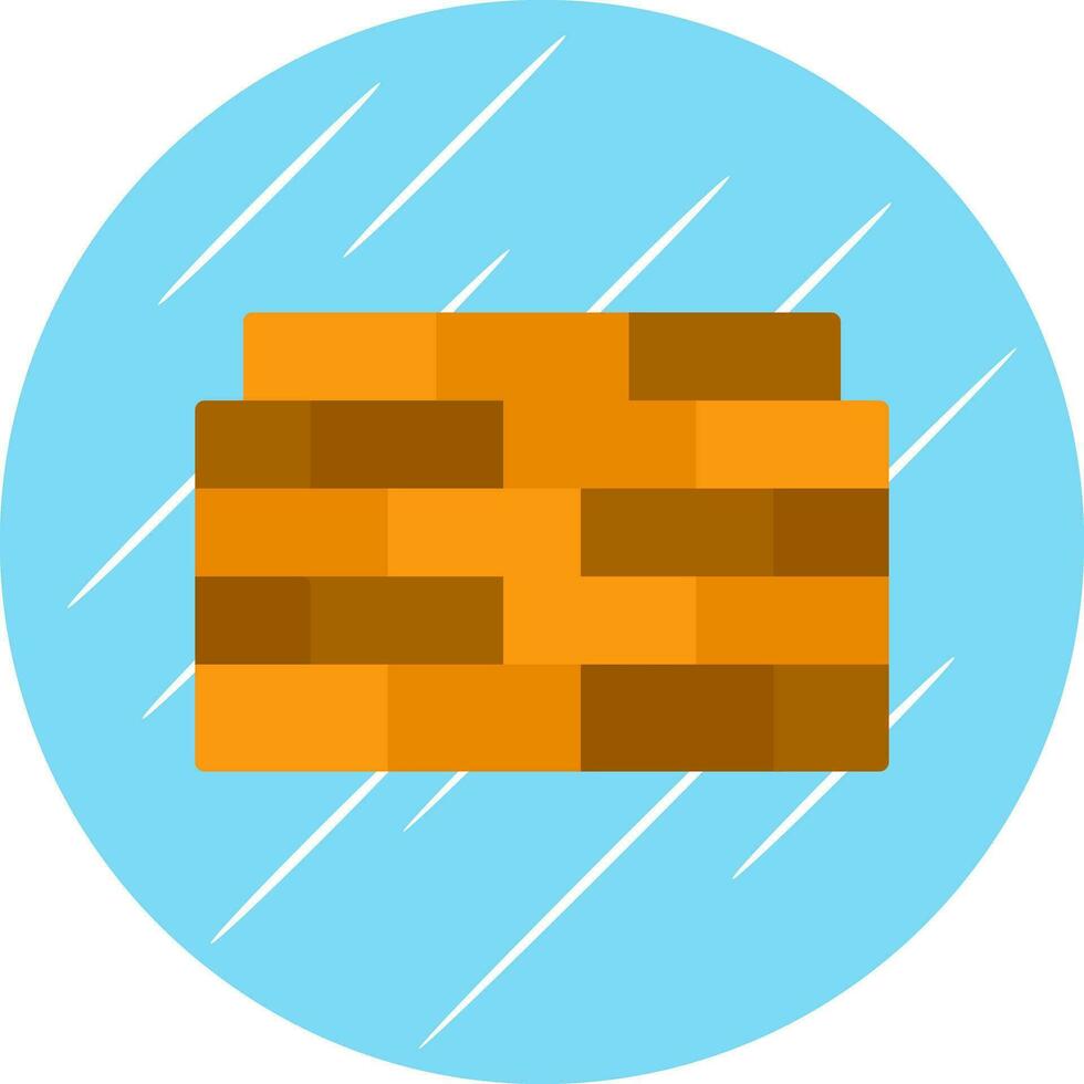 Brickwall-Vektor-Icon-Design vektor