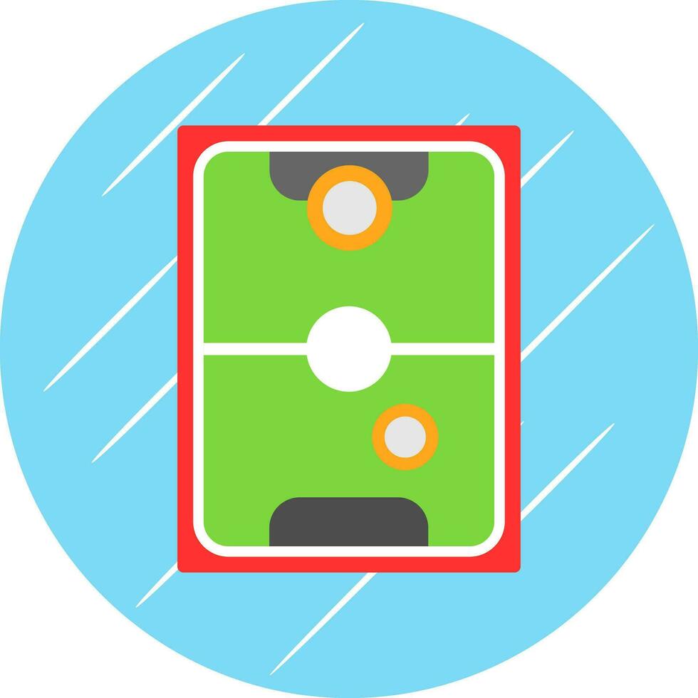 Air-Hockey-Vektor-Icon-Design vektor