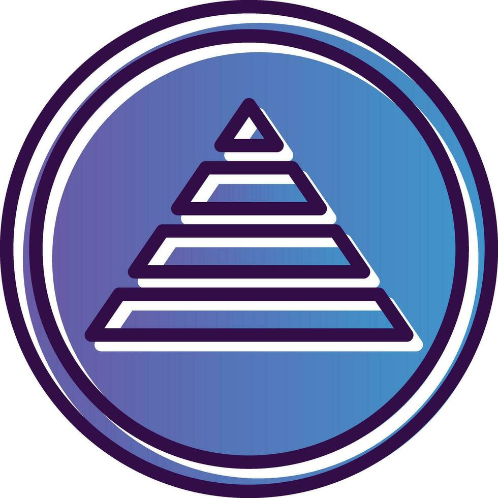 Pyramide Vektor Symbol Design