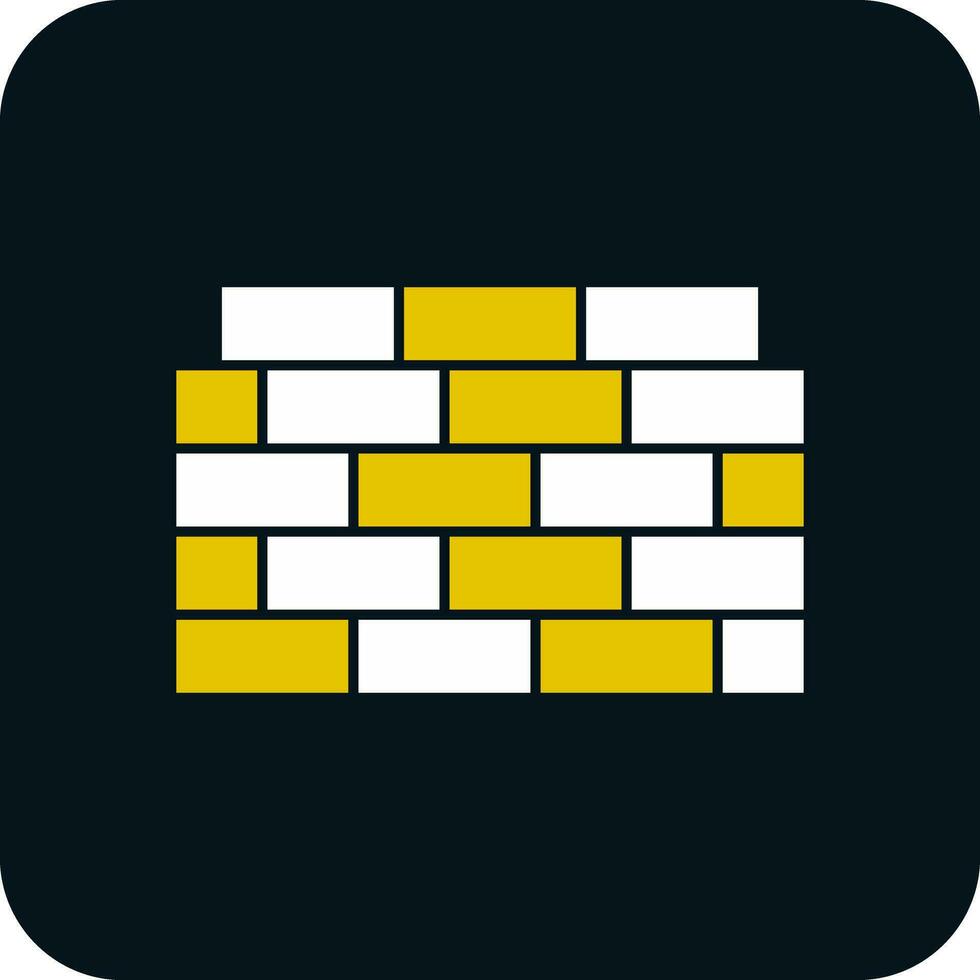 Brickwall-Vektor-Icon-Design vektor