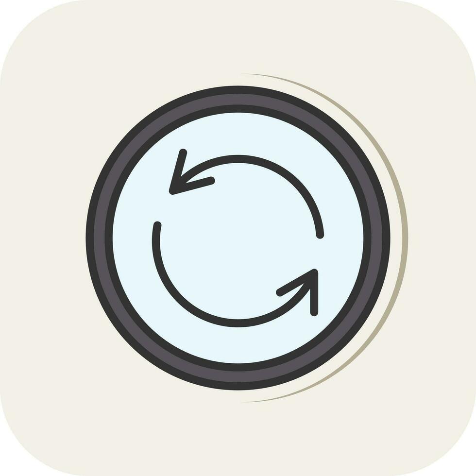 refresh vektor ikon design