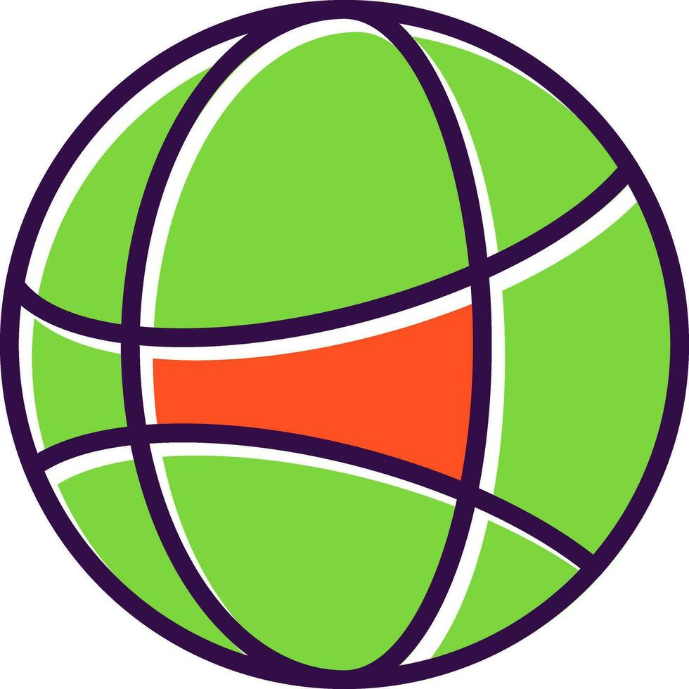 Basketball-Vektor-Icon-Design vektor