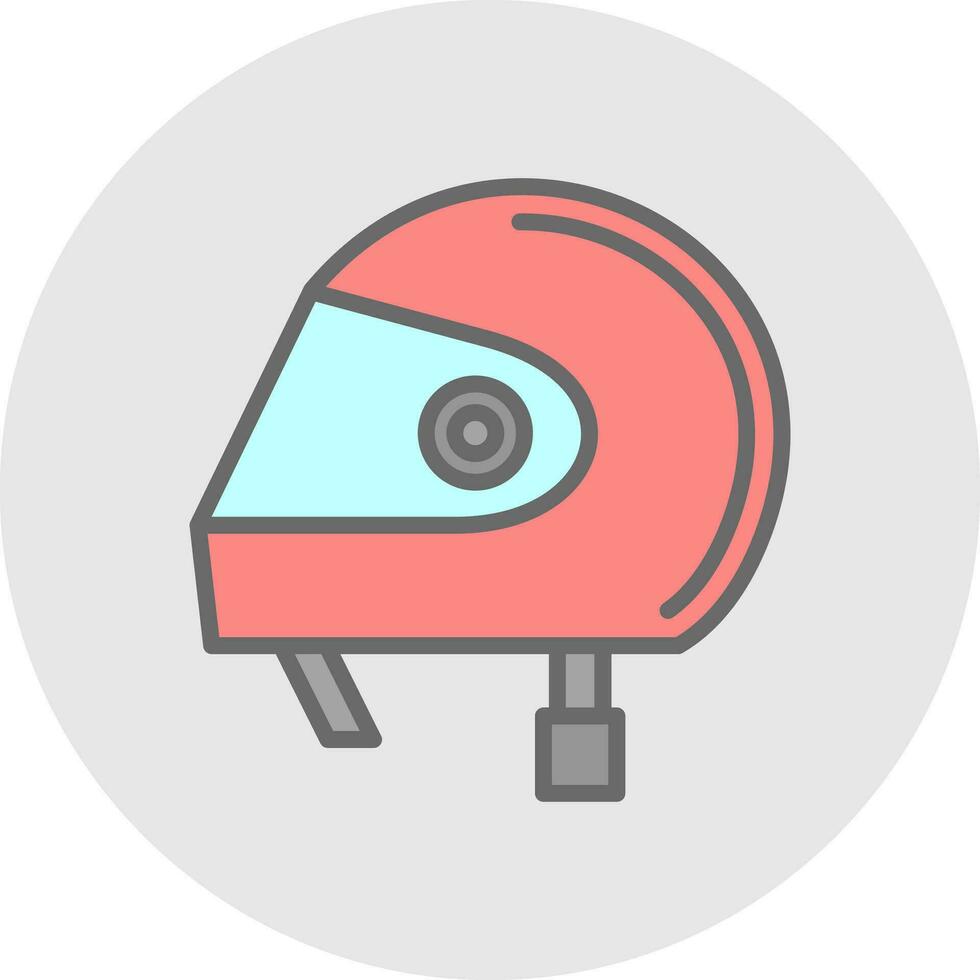 Helm-Vektor-Icon-Design vektor