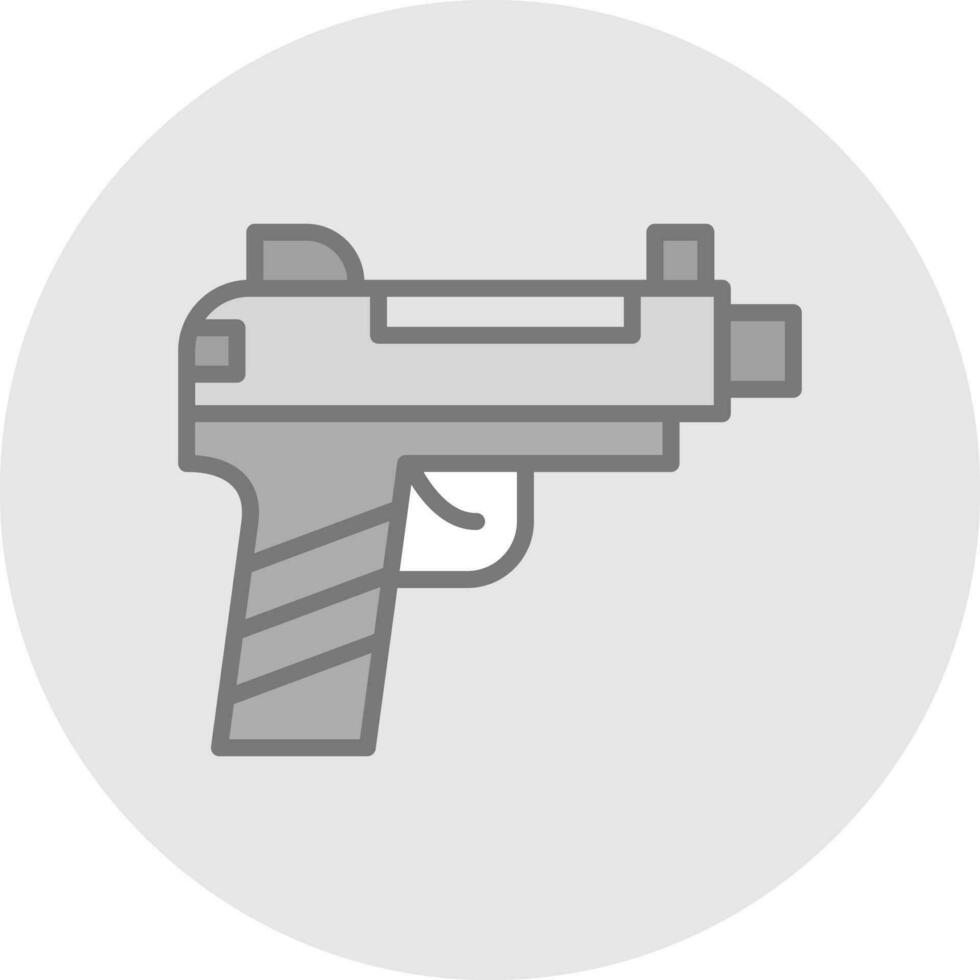 Waffe-Vektor-Icon-Design vektor