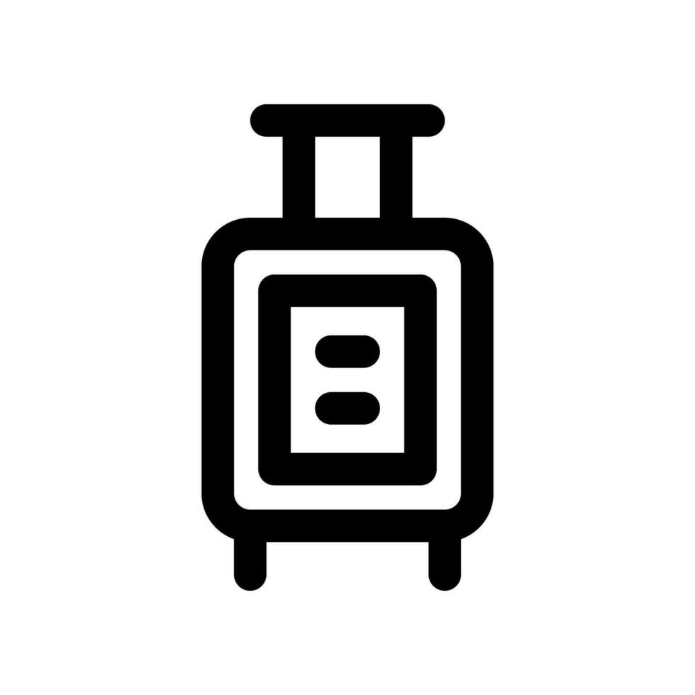 Koffer Symbol. Vektor Symbol zum Ihre Webseite, Handy, Mobiltelefon, Präsentation, und Logo Design.