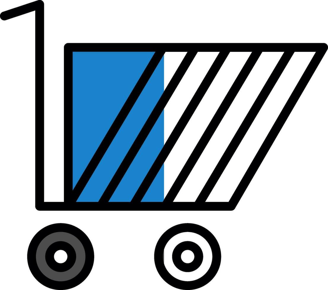 Trolley-Vektor-Icon-Design vektor