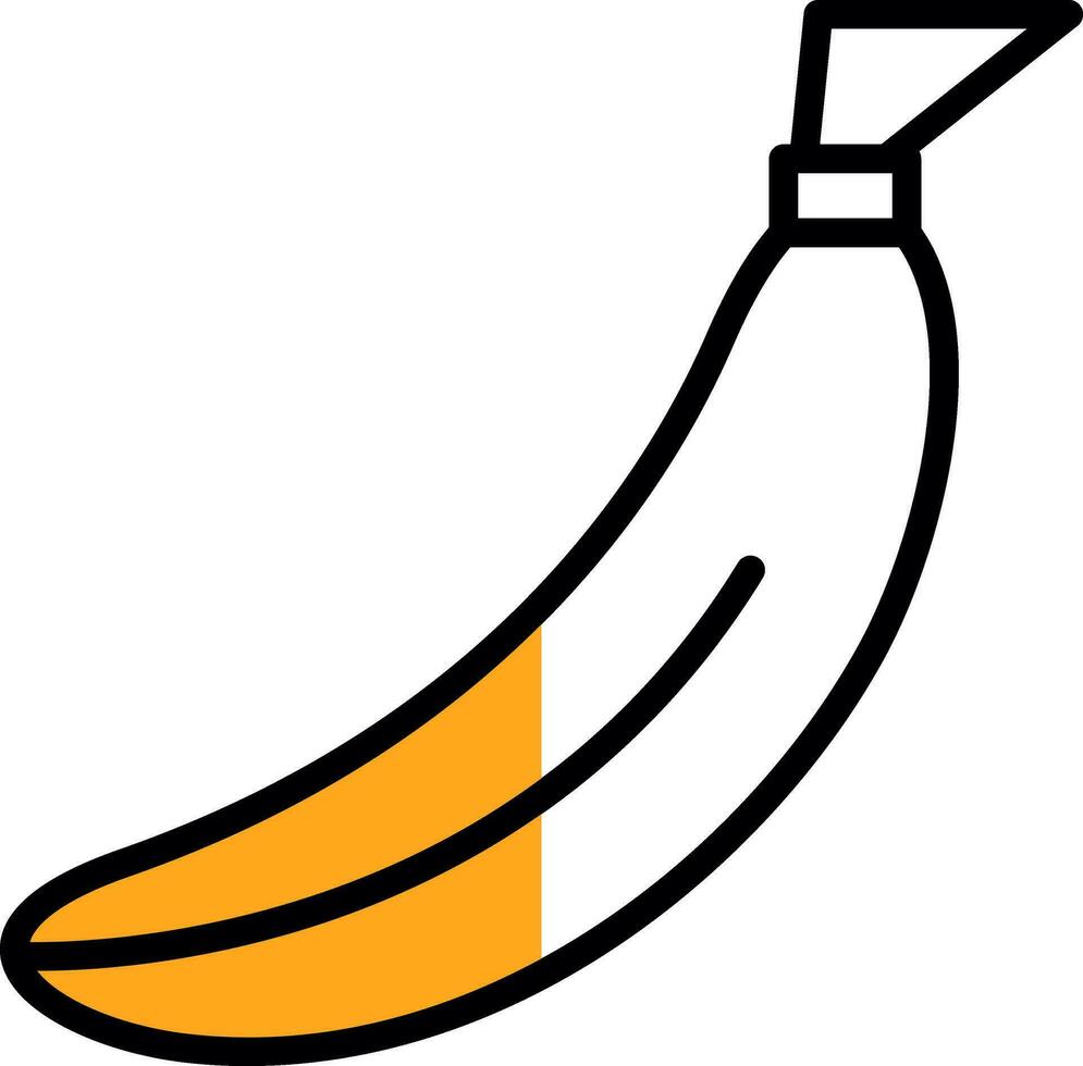 Bananen-Vektor-Icon-Design vektor