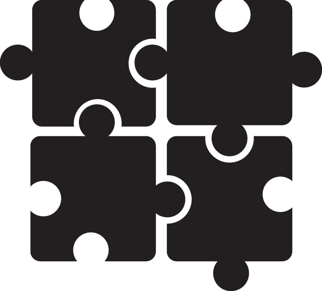 Puzzle Symbol Vektor Illustration