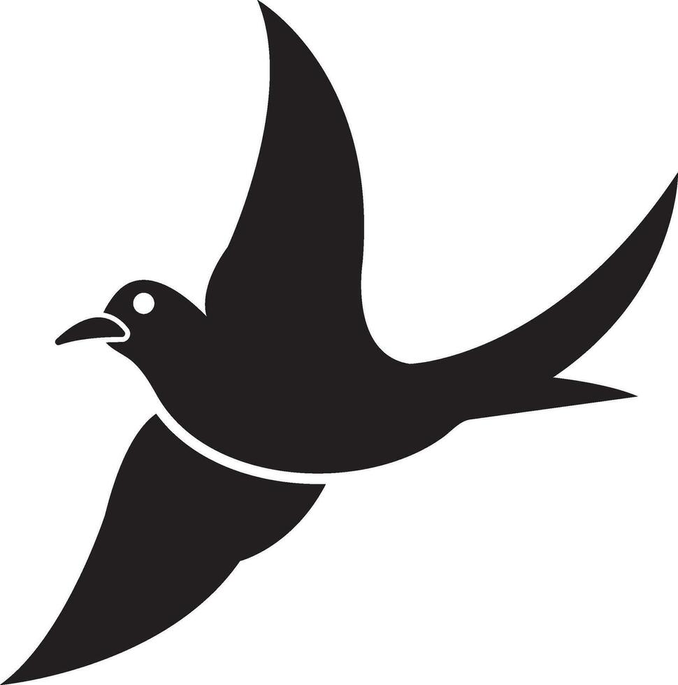 fliegend Vogel Symbol vektor