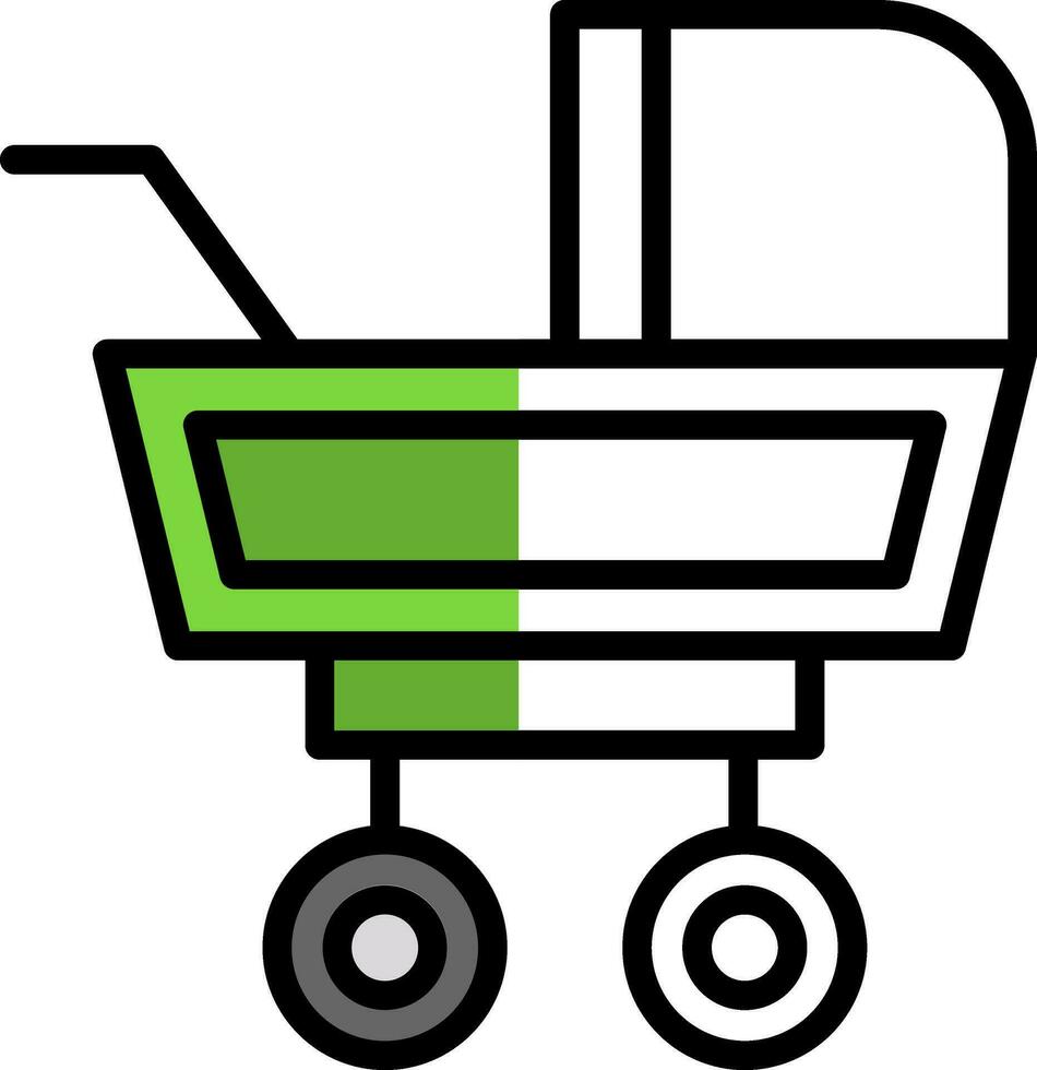 Baby Buggy Vektor Symbol Design