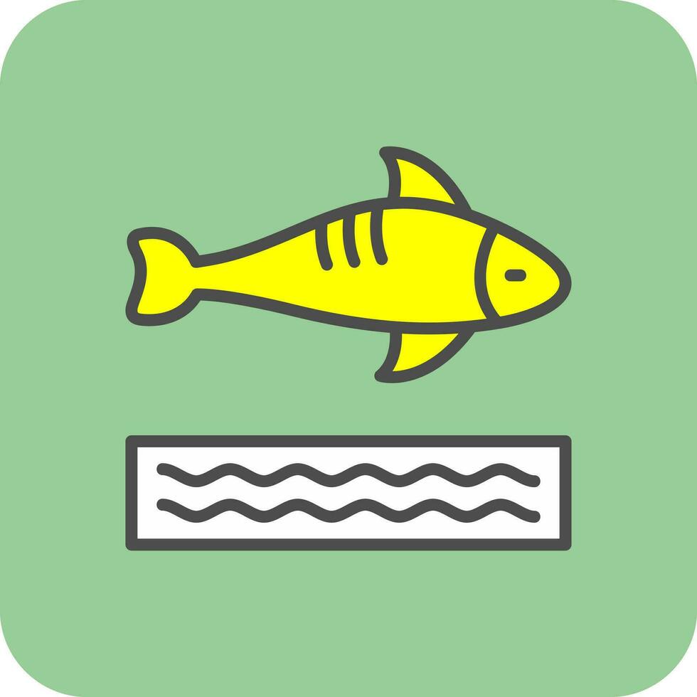 Fisch-Vektor-Icon-Design vektor