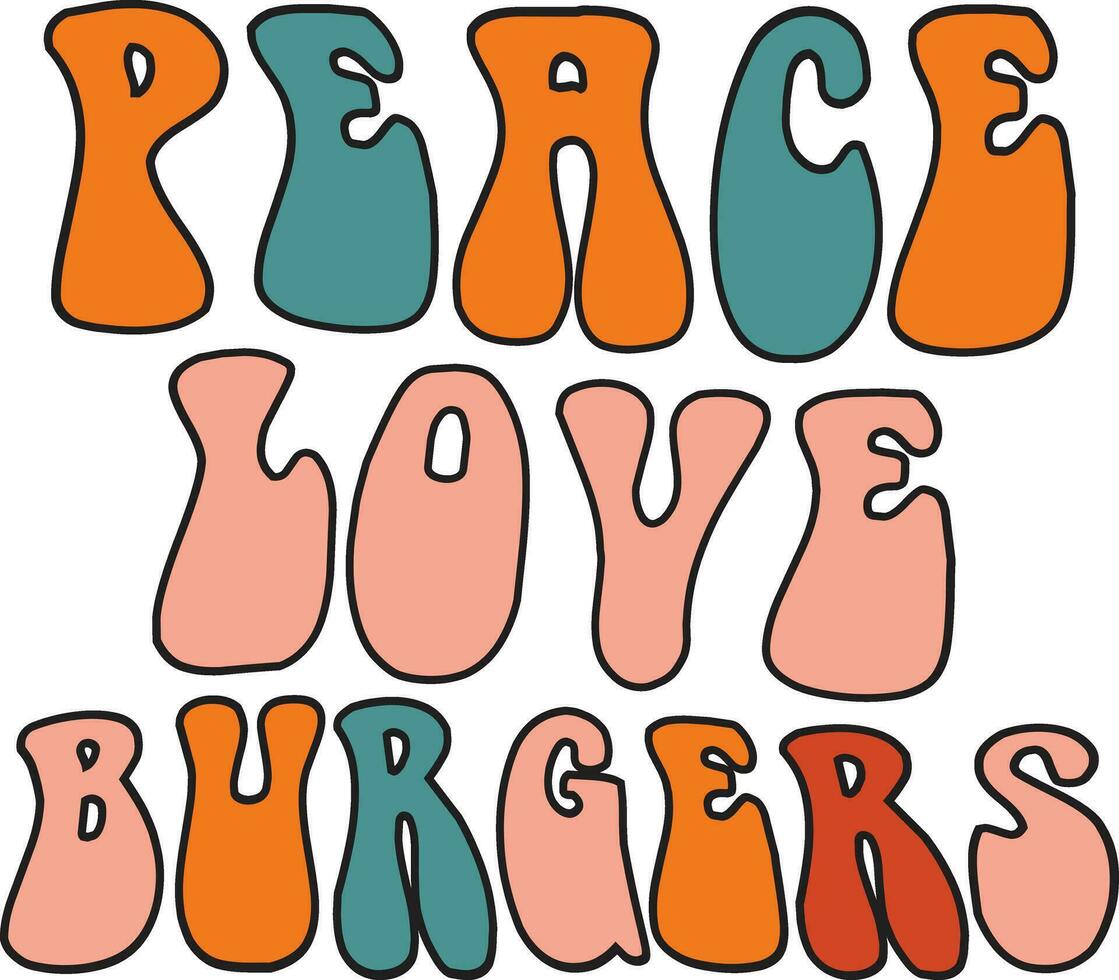 burger t-shirt design fil vektor