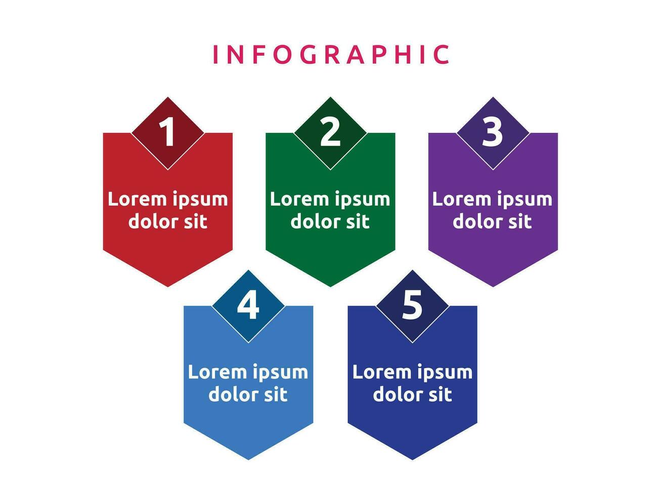 Vektor leer Geschäft Diagramm Infografiken Vorlage Element Design Diagramm Schritt durch Schritt