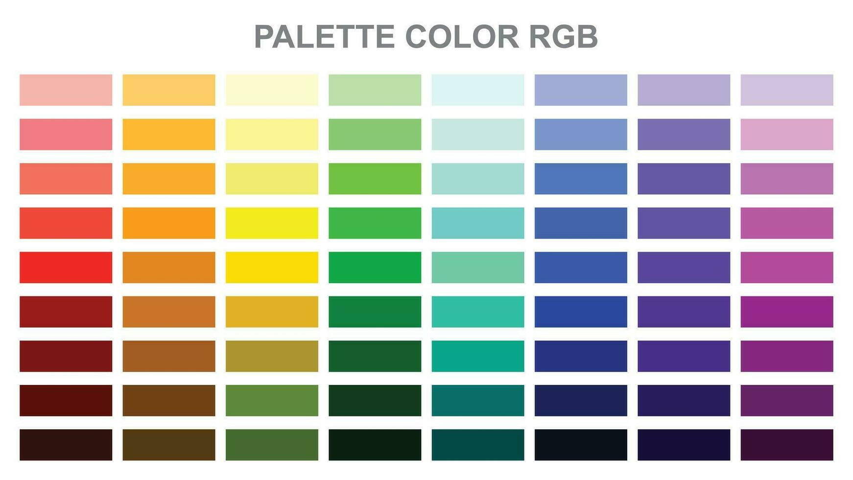 Färg palett. palett Färg rgb. abstrakt färgrik design. färgad design vektor illustration. Färg samling design konceptuella.
