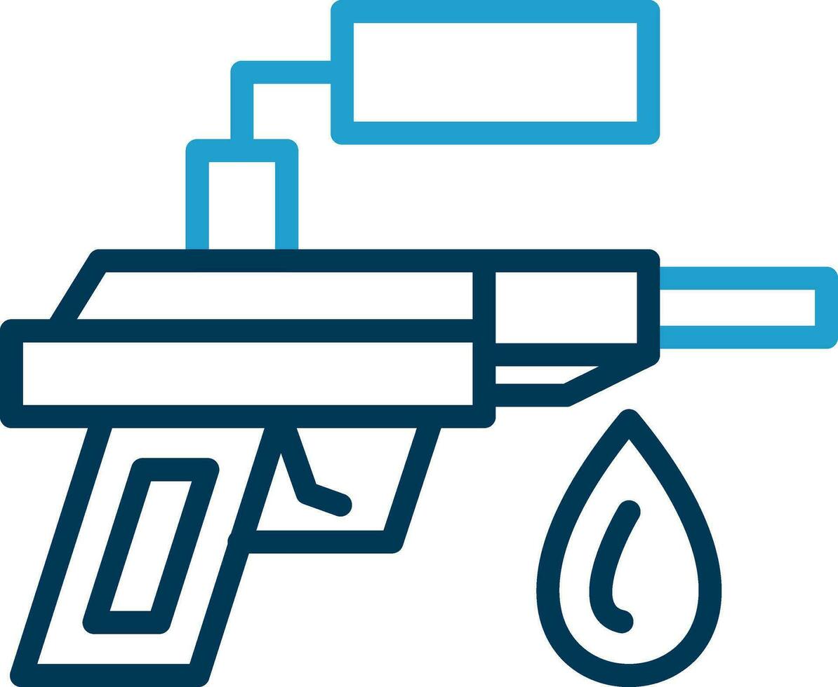 vatten pistol vektor ikon design