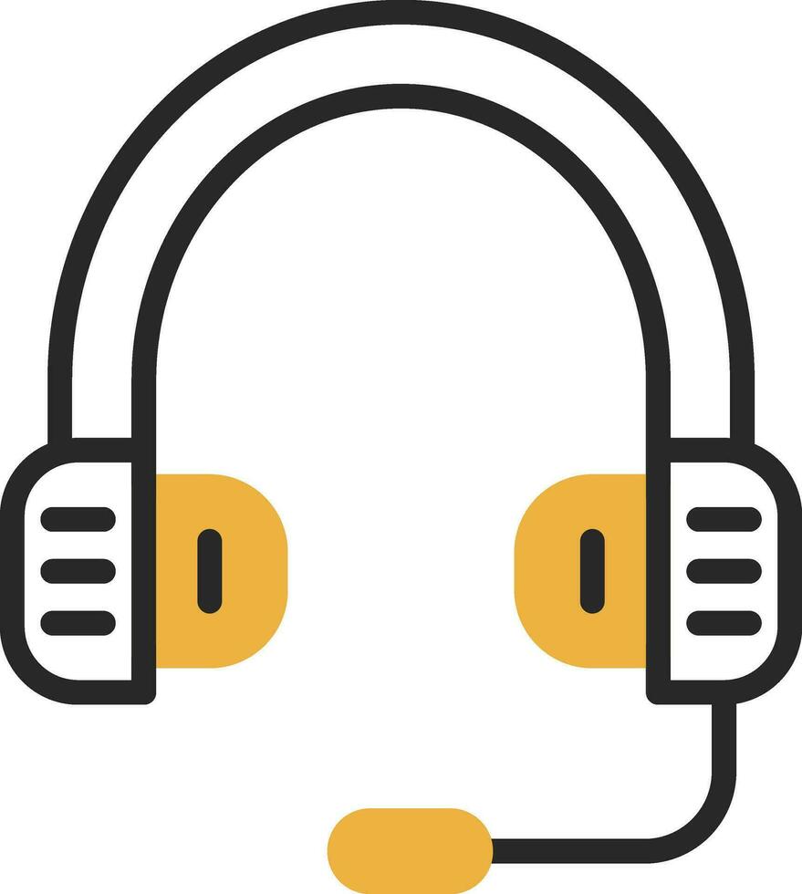 Headset-Vektor-Icon-Design vektor