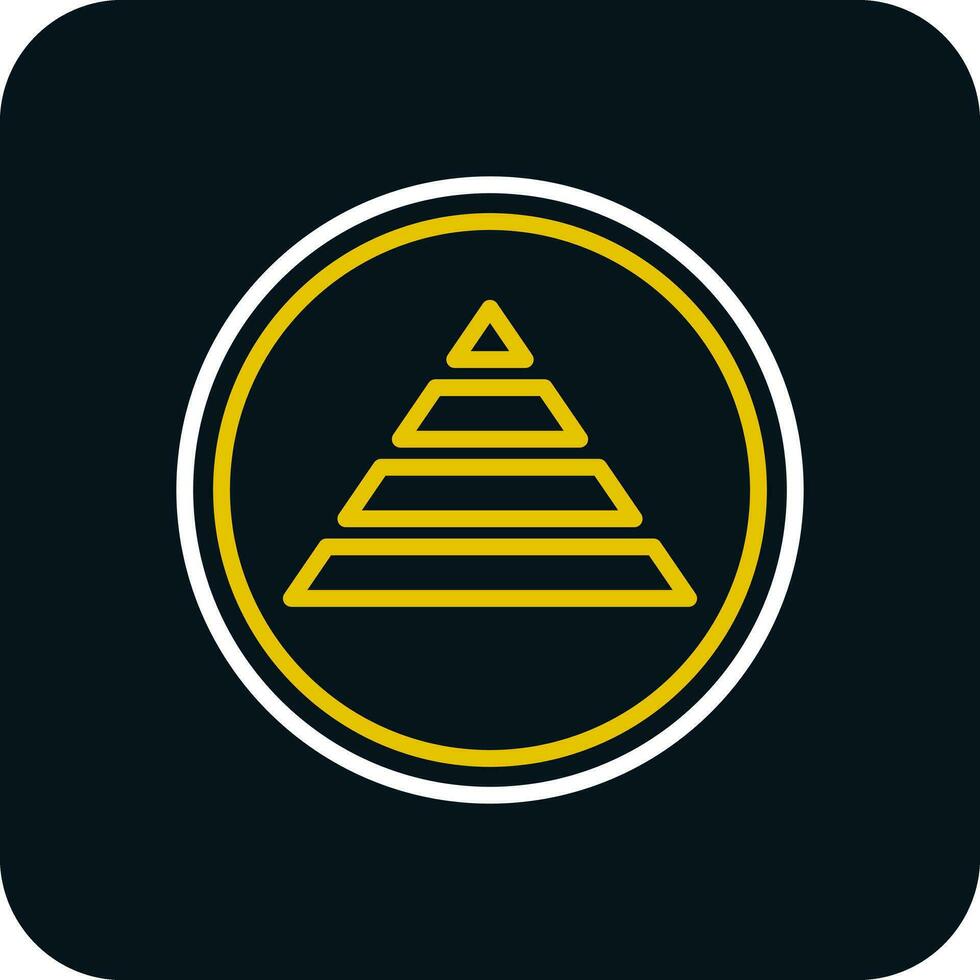 Pyramide Vektor Symbol Design