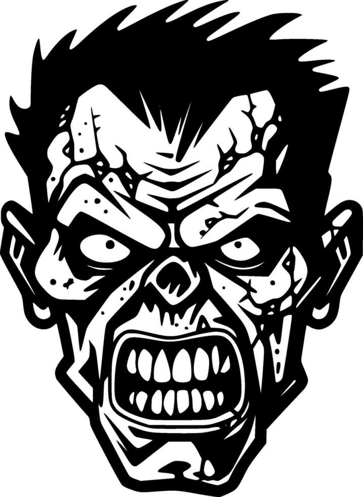 zombie - hög kvalitet vektor logotyp - vektor illustration idealisk för t-shirt grafisk