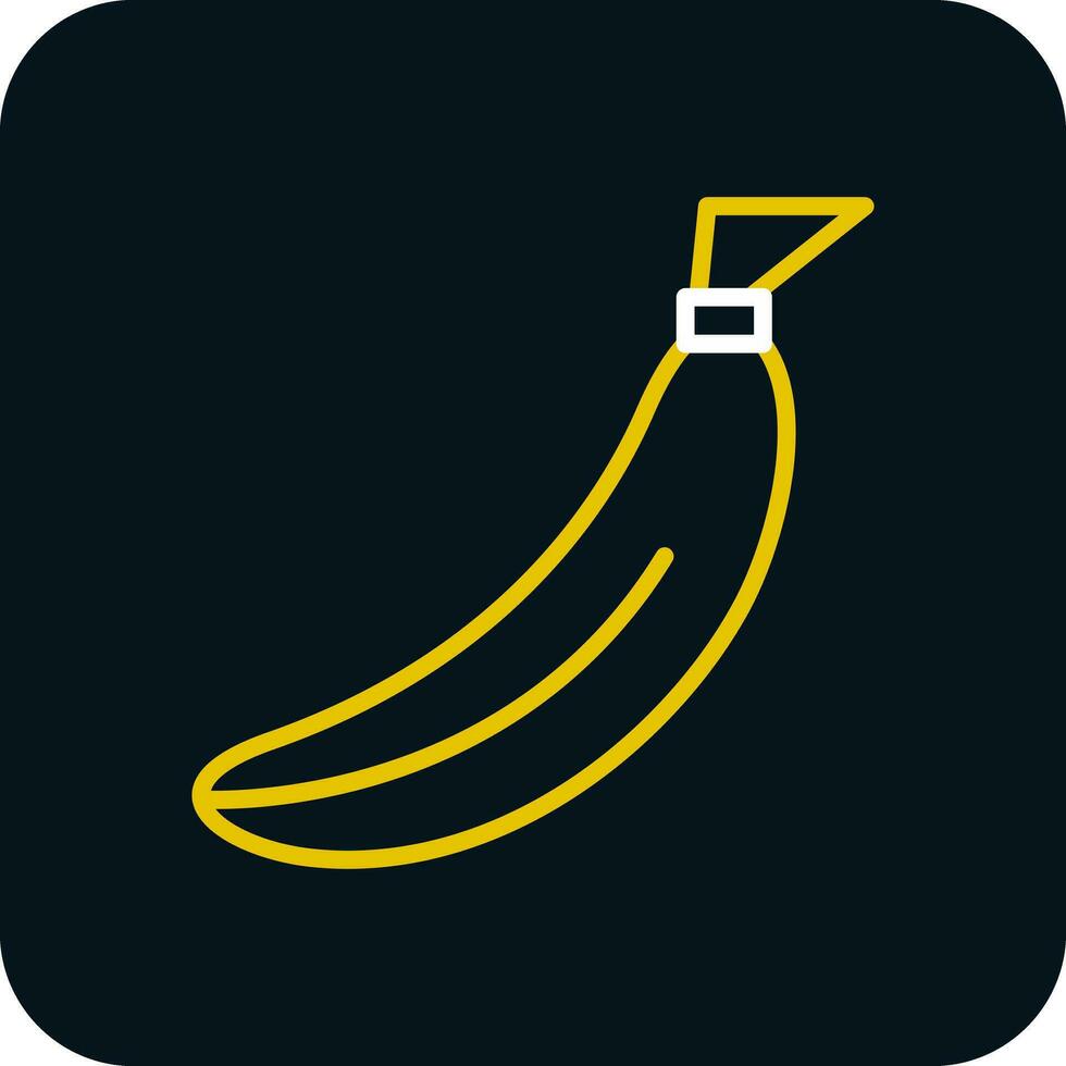 Bananen-Vektor-Icon-Design vektor