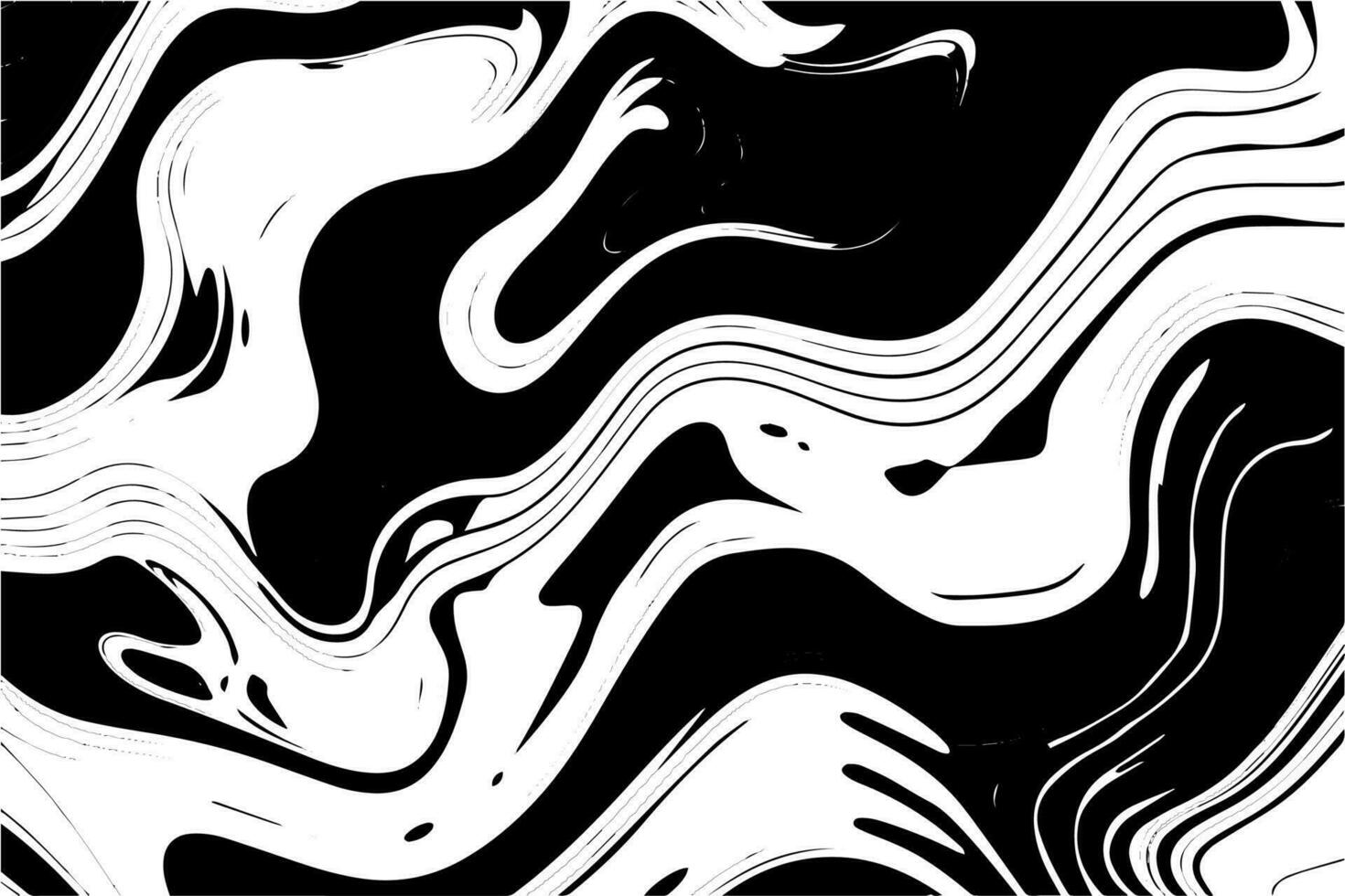 abstrakt Vektor wellig nahtlos Muster. modisch retro psychedelisch Hintergrund im 60er, 70er, 80er Jahre Stil. Textur im y2k ästhetisch.