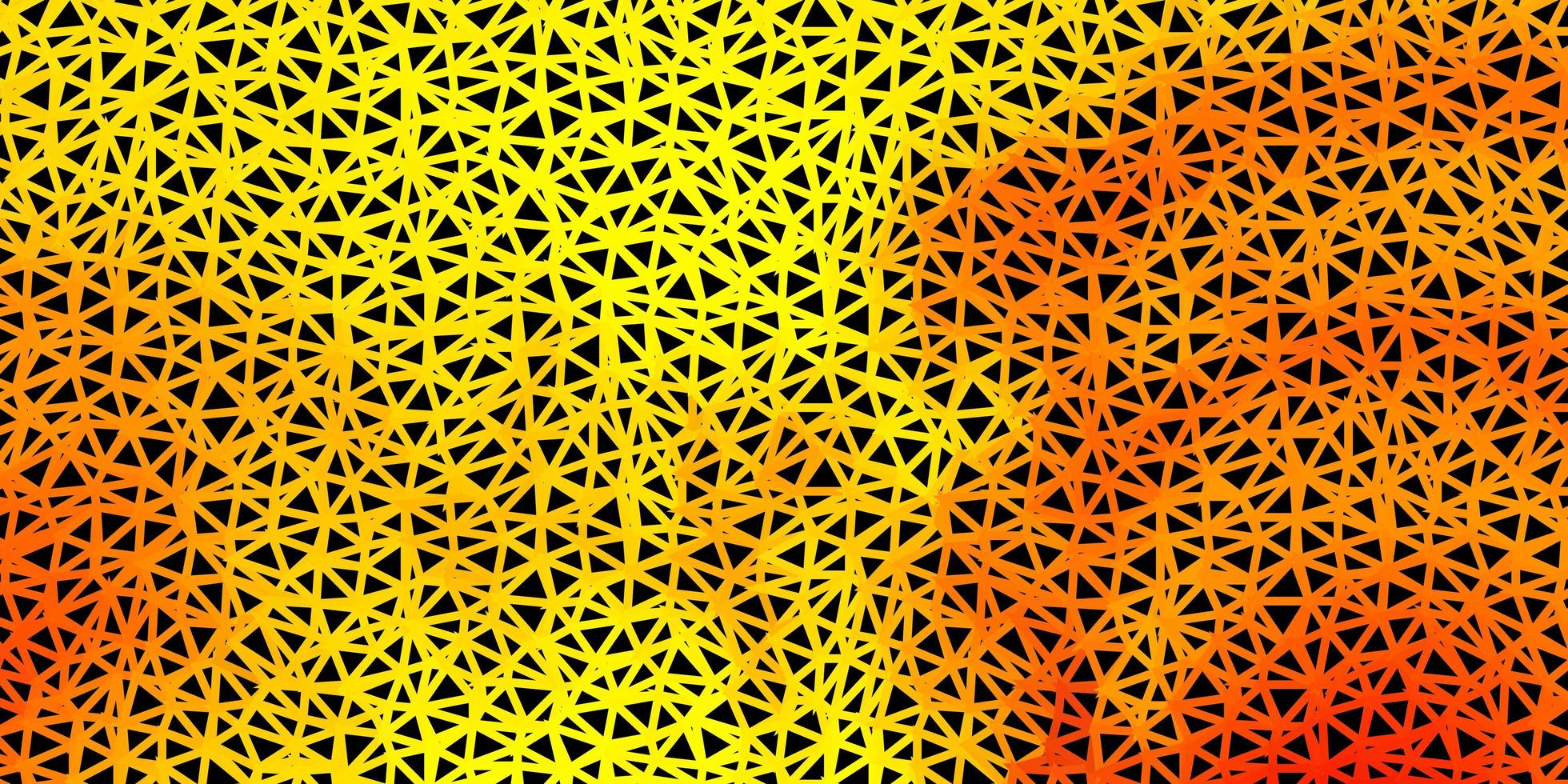ljus orange vektor geometrisk polygonal design.