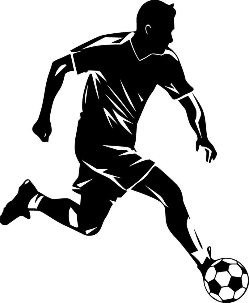 Fußball - - hoch Qualität Vektor Logo - - Vektor Illustration Ideal zum T-Shirt Grafik