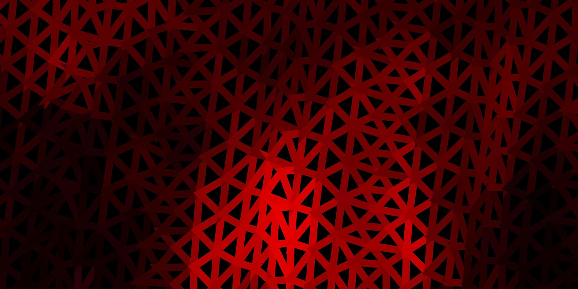 abstrakter Dreieckhintergrund des dunkelorangen Vektors. vektor