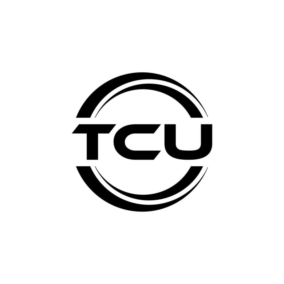 tcu Logo Design, Inspiration zum ein einzigartig Identität. modern Eleganz und kreativ Design. Wasserzeichen Ihre Erfolg mit das auffällig diese Logo. vektor