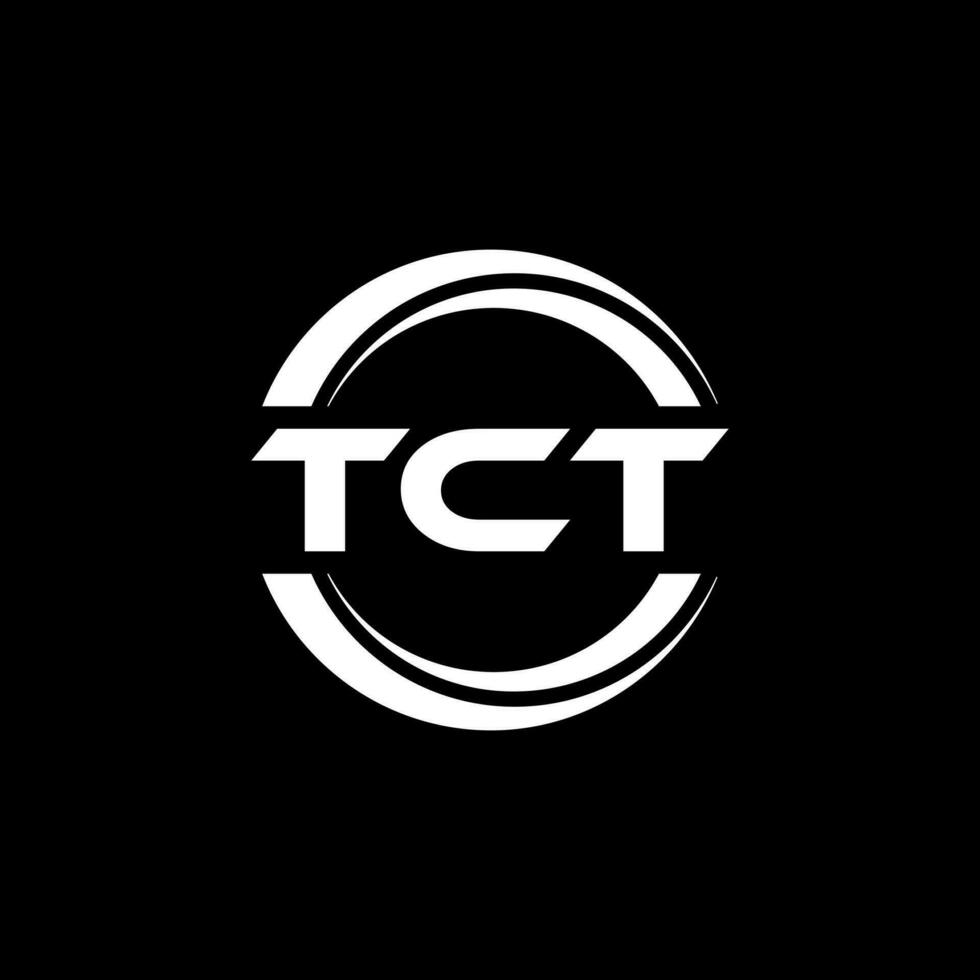 tct Logo Design, Inspiration zum ein einzigartig Identität. modern Eleganz und kreativ Design. Wasserzeichen Ihre Erfolg mit das auffällig diese Logo. vektor