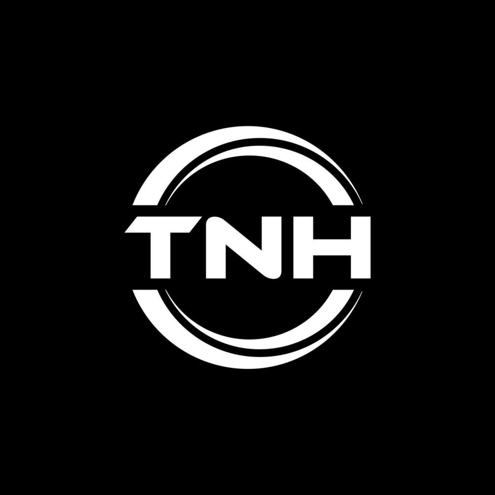 tnh logotyp design, inspiration för en unik identitet. modern elegans och kreativ design. vattenmärke din Framgång med de slående detta logotyp. vektor